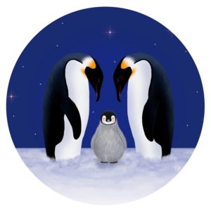 penguins pingouins manchots empereurs mignon cute noël christmas