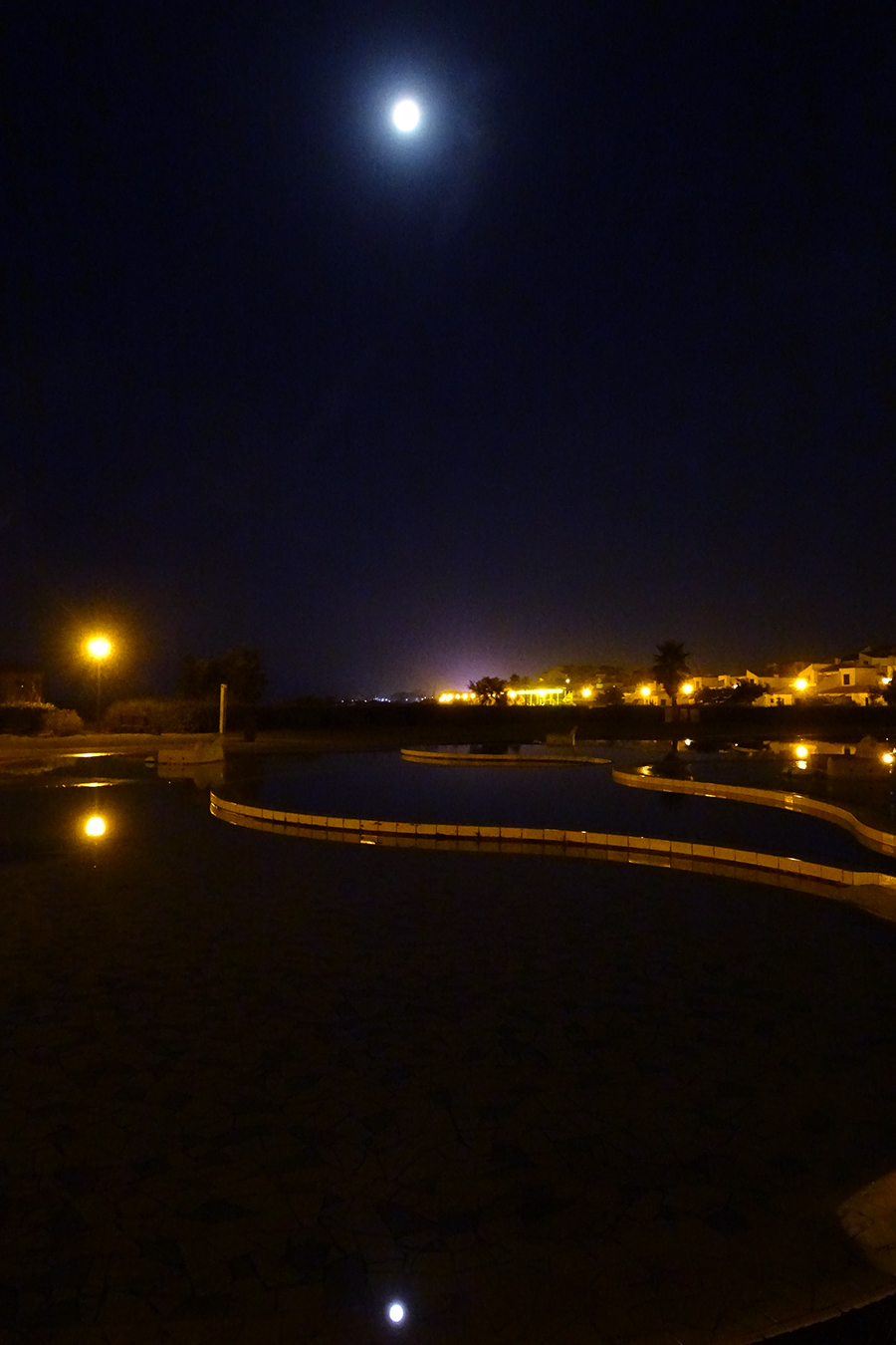 port leucate leucate miroir d'eau photo photographie photo de nuit