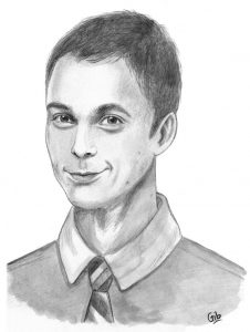 Sheldon Cooper, Jim Parsons, the big bang theory, portrait